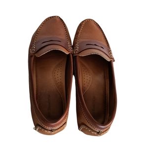 G.H. Bass&Co tan moccasins